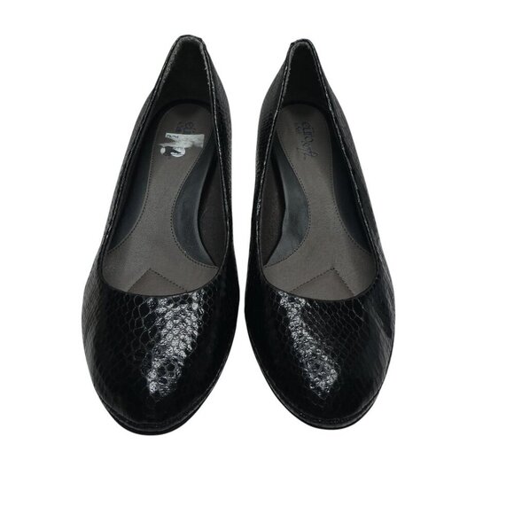 Eurosoft by Sofft Trichelle Black Snakeskin Print Pumps Heels Womens 9 - Picture 6 of 13